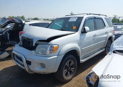 2006 Toyota Sequoia Limited V8 z USA, uszkodzony, nr VIN 5TDBT48AX6S269679